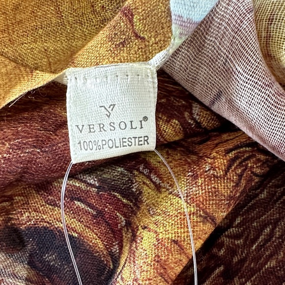 Sunflower Print Scarf - Picture 3 of 3